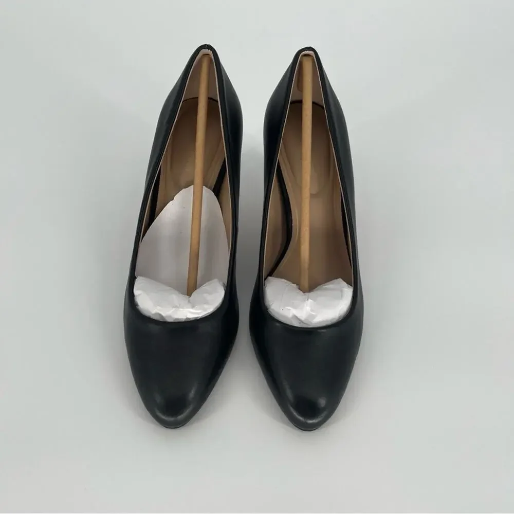 Giani Bernini Verronica Almond Toe Pump heels black beauty - 7